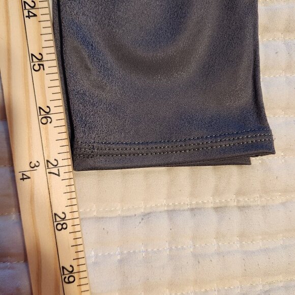 7 Seven Gunmetal Faux Leather Leggings Size Medium - Picture 8 of 10